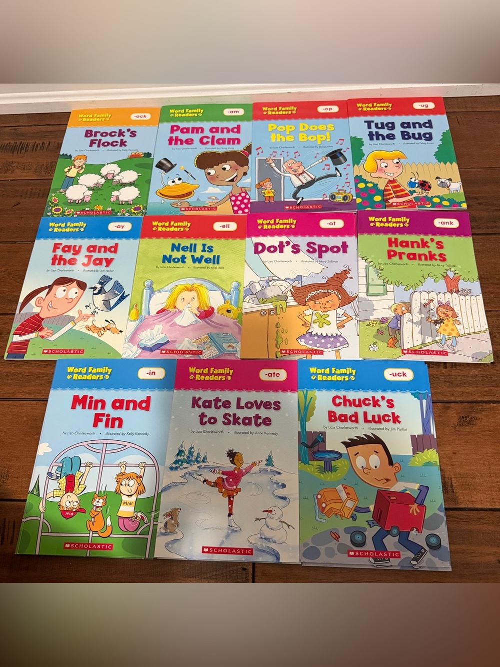 11 Scholastic Word Family Readers Set